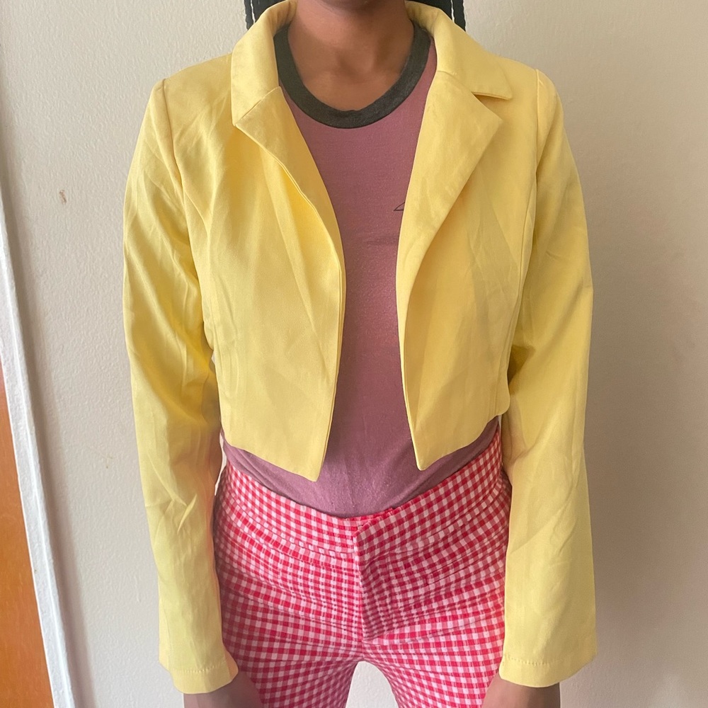 Yellow shacket